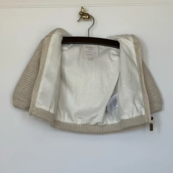 Mayoral | Newborn Cozy Knit Sweater with Sherpa lining - Picture 6 of 11